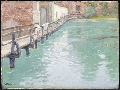 Fritz thaulow the mills at montreuil sur mer normandy 84 136 minneapolis institute of arts